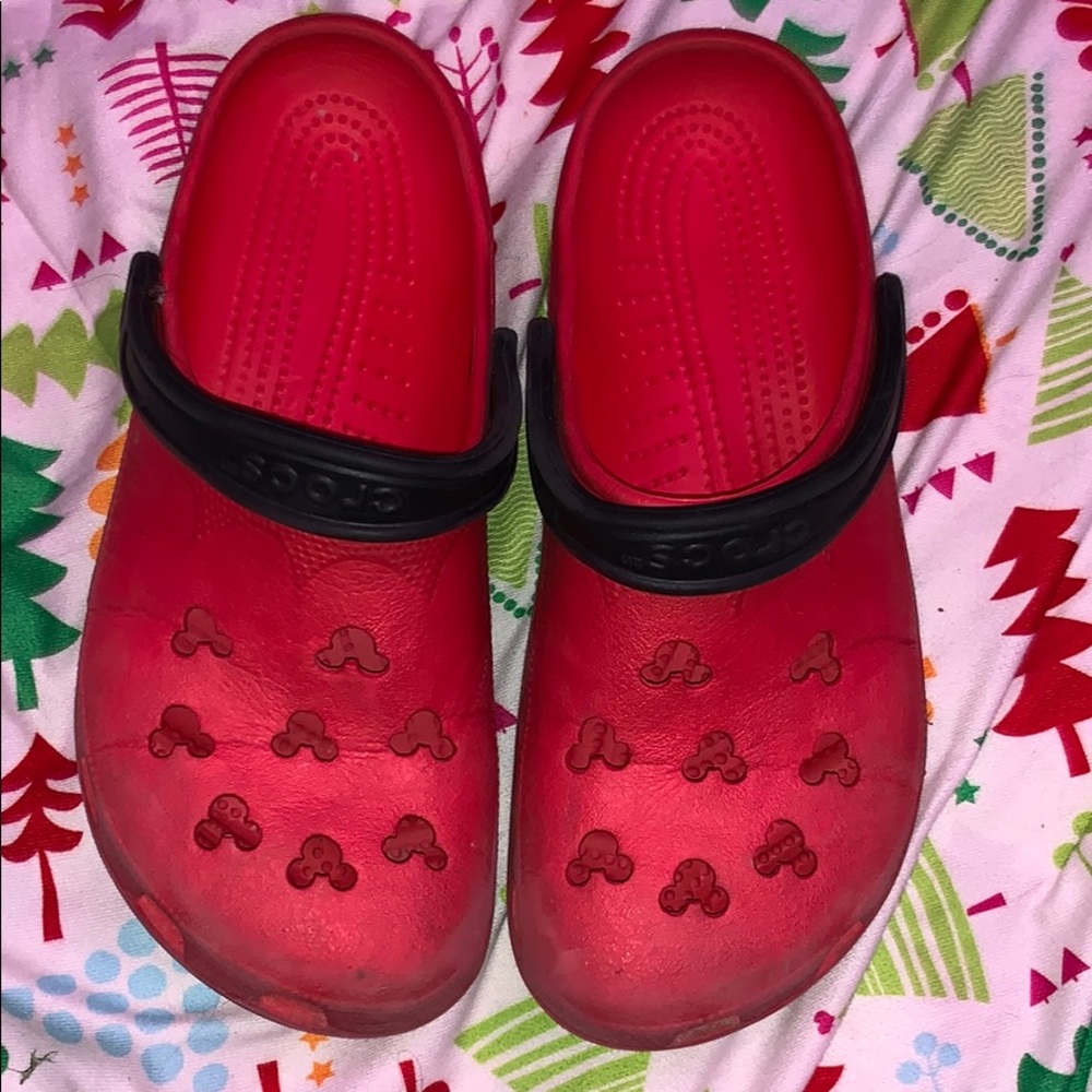 mickey mouse crocs!